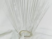 シルバーのワイヤーバングル 素材：Silver かなり特殊なバングルで、制作には工夫と時間を要しました。 大阪府のお客様